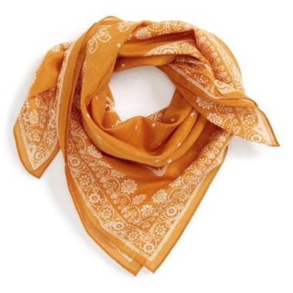 Madewell Accessories - Orange Madewell Bandana
